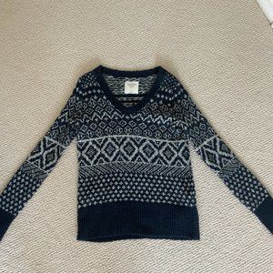 Abercrombie and Finch Navy Sweater